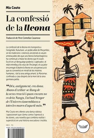 CONFESSIÓ DE LA LLEONA, LA | 9788494440922 | COUTO, MIA | Llibreria Drac - Llibreria d'Olot | Comprar llibres en català i castellà online
