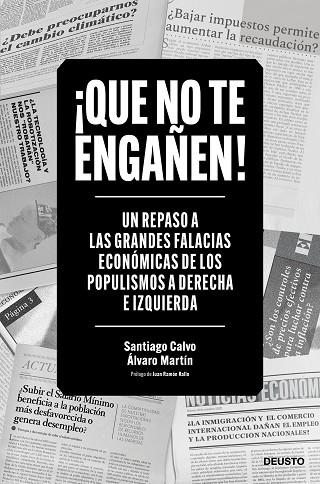 ¡QUE NO TE ENGAÑEN! | 9788423434411 | MARTÍN, ÁLVARO; CALVO, SANTIAGO | Llibreria Drac - Llibreria d'Olot | Comprar llibres en català i castellà online