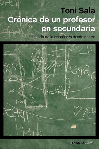 CRÓNICA DE UN PROFESOR EN SECUNDARIA | 9788499428291 | SALA, TONI | Llibreria Drac - Llibreria d'Olot | Comprar llibres en català i castellà online