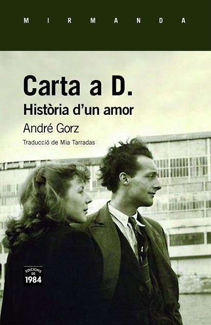 CARTA A D. | 9788416987603 | GORZ, ANDRÉ | Llibreria Drac - Llibreria d'Olot | Comprar llibres en català i castellà online