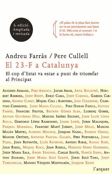 23-F A CATALUNYA, EL | 9788466411271 | FARRAS, ANDREU; CULLELL, PERE | Llibreria Drac - Librería de Olot | Comprar libros en catalán y castellano online