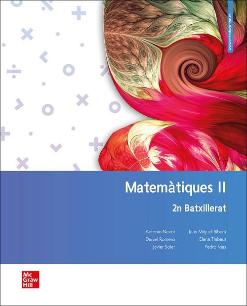 MATEMATIQUES II BATXILLERAT | 9788448619589 | NEVOT, A; SOLER | Llibreria Drac - Librería de Olot | Comprar libros en catalán y castellano online