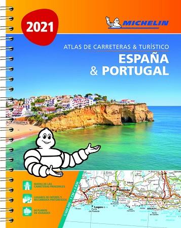 ATLAS  DE ESPAÑA Y PORTUGAL 2021 (A4) | 9782067249226 | MICHELIN | Llibreria Drac - Librería de Olot | Comprar libros en catalán y castellano online
