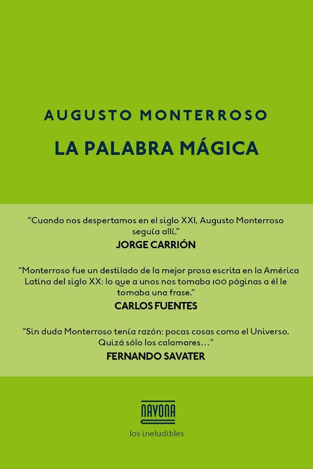 PALABRA MÁGICA, LA | 9788416259618 | MONTERROSO, AUGUSTO | Llibreria Drac - Llibreria d'Olot | Comprar llibres en català i castellà online