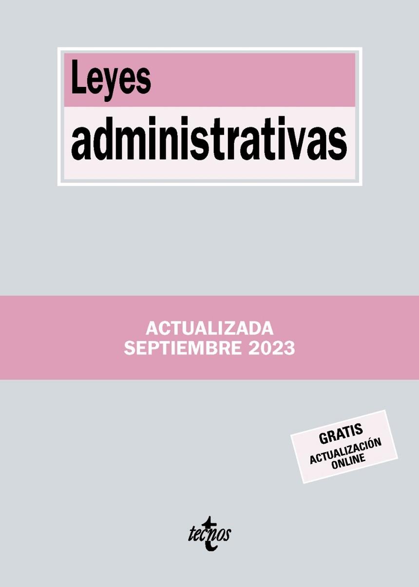 LEYES ADMINISTRATIVAS | 9788430988532 | EDITORIAL TECNOS | Llibreria Drac - Llibreria d'Olot | Comprar llibres en català i castellà online