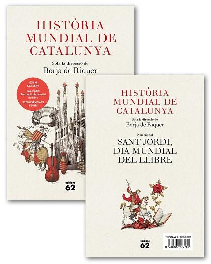 HISTÒRIA MUNDIAL DE CATALUNYA + OPUSCLE | 9788429777758 | RIQUER, BORJA DE | Llibreria Drac - Llibreria d'Olot | Comprar llibres en català i castellà online