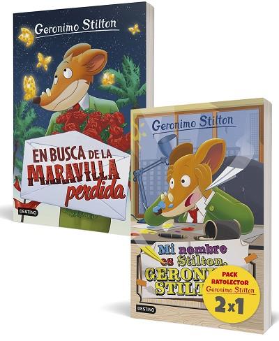 GERONIMO STILTON (PACK RATOLECTOR) | 9788408214922 | STILTON, GERONIMO | Llibreria Drac - Llibreria d'Olot | Comprar llibres en català i castellà online