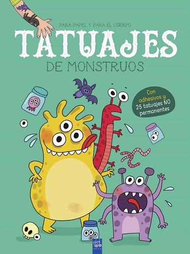 TATUAJES DE MONSTRUOS | 9788408219163 | YOYO | Llibreria Drac - Llibreria d'Olot | Comprar llibres en català i castellà online