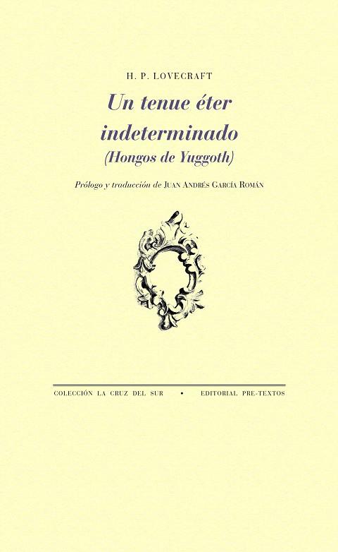 UN TENUE ETER INDETERMINADO | 9788417830823 | LOVECRAFT, H. P. | Llibreria Drac - Llibreria d'Olot | Comprar llibres en català i castellà online