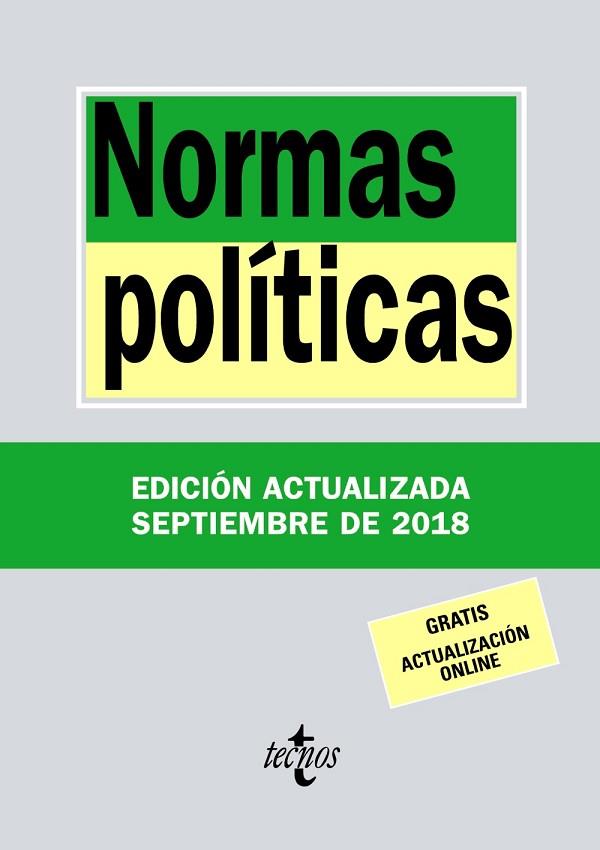 NORMAS POLÍTICAS | 9788430975075 | EDITORIAL TECNOS | Llibreria Drac - Llibreria d'Olot | Comprar llibres en català i castellà online