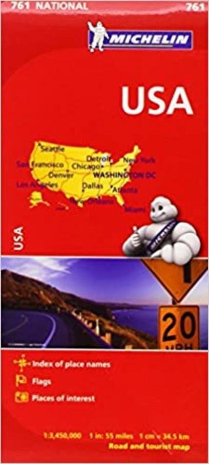 MAPA NATIONAL USA (NATIONAL 761) | 9782067173279 | AA.DD. | Llibreria Drac - Llibreria d'Olot | Comprar llibres en català i castellà online
