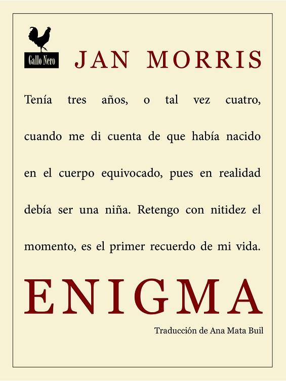 ENIGMA | 9788419168047 | MORRIS, JAN | Llibreria Drac - Llibreria d'Olot | Comprar llibres en català i castellà online