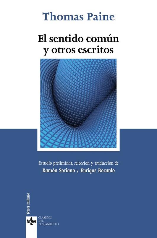 SENTIDO COMÚN Y OTROS ESCRITOS, EL | 9788430963645 | PAINE, THOMAS | Llibreria Drac - Llibreria d'Olot | Comprar llibres en català i castellà online