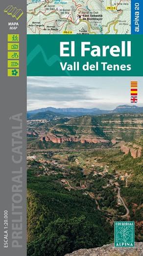 FARELL, EL - VALL DEL TENES (MAPA 1:20.000 + CARPETA DESPLEGABLE) | 9788480908672 | AA.DD. | Llibreria Drac - Llibreria d'Olot | Comprar llibres en català i castellà online