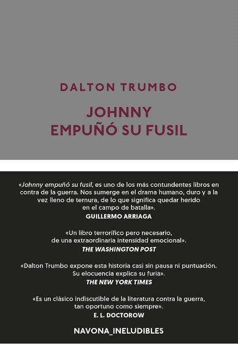 JOHNNY EMPUÑÓ SU FUSIL | 9788417978419 | TRUMBO, DALTON | Llibreria Drac - Llibreria d'Olot | Comprar llibres en català i castellà online