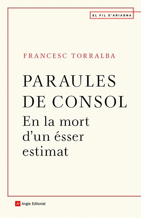 PARAULES DE CONSOL | 9788418197246 | TORRALBA, FRANCESC | Llibreria Drac - Llibreria d'Olot | Comprar llibres en català i castellà online