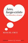 AMO LUEGO EXISTO | 9788467034349 | CRUZ, MANUEL | Llibreria Drac - Llibreria d'Olot | Comprar llibres en català i castellà online