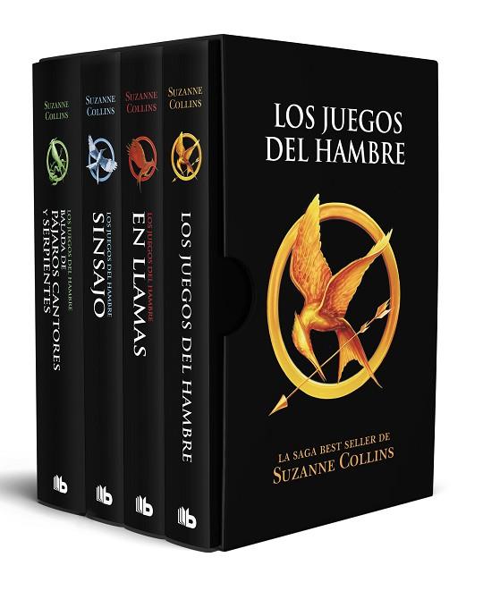 JUEGOS DEL HAMBRE, LOS (ESTUCHE CON: LOS JUEGOS DEL HAMBRE|EN LLAMAS|SINSAJO|BALADA DE PÁJAROS CANTORES Y SERPIENTES) | 9788413144764 | COLLINS, SUZANNE | Llibreria Drac - Llibreria d'Olot | Comprar llibres en català i castellà online