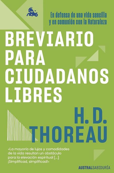 BREVIARIO PARA CIUDADANOS LIBRES | 9788408278610 | THOREAU, HENRY DAVID | Llibreria Drac - Llibreria d'Olot | Comprar llibres en català i castellà online