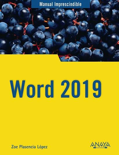 WORD 2019 (MANUAL IMPRESCINDIBLE) | 9788441541146 | PLASENCIA, ZOE | Llibreria Drac - Librería de Olot | Comprar libros en catalán y castellano online