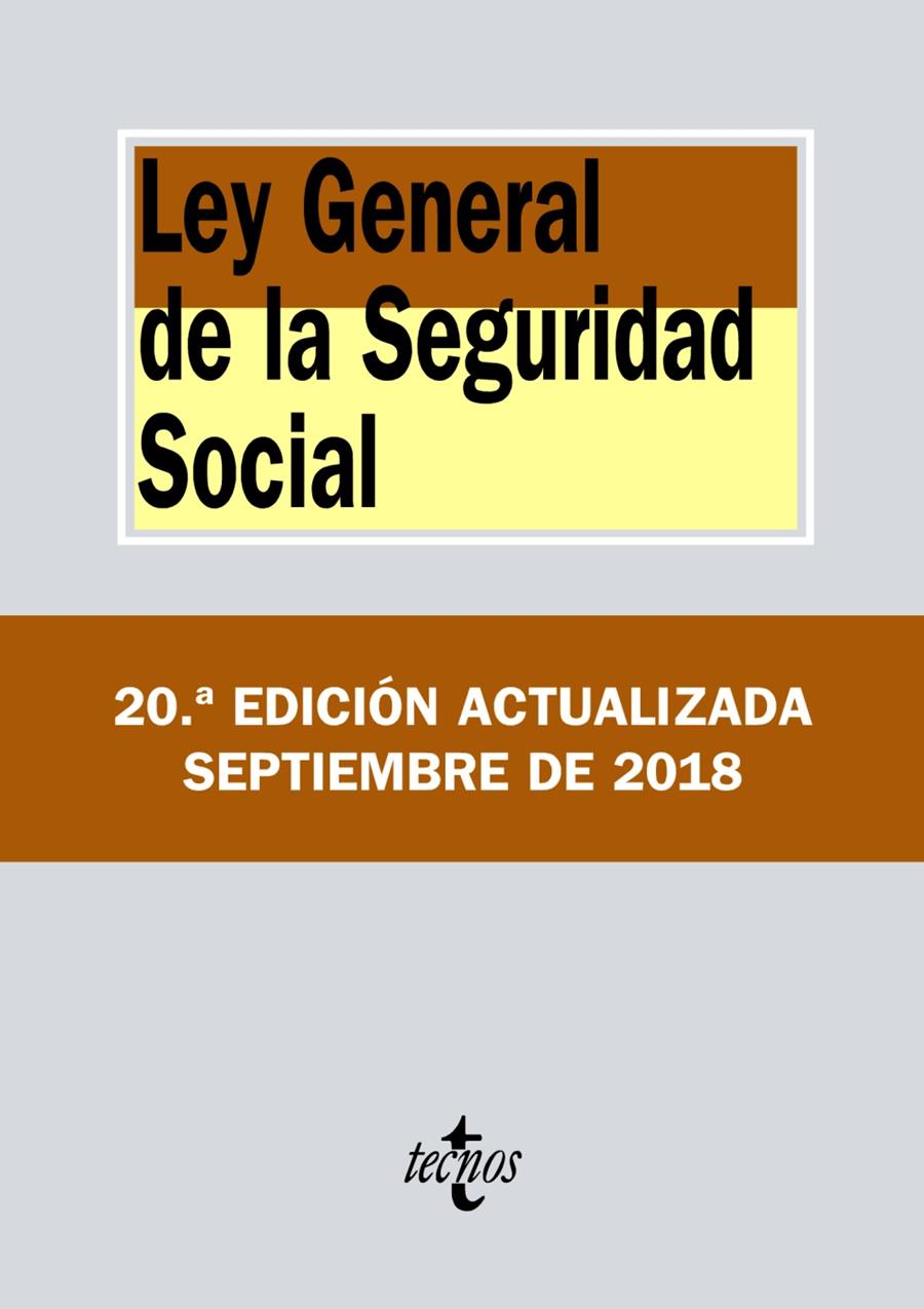 LEY GENERAL DE LA SEGURIDAD SOCIAL | 9788430975150 | AA.DD. | Llibreria Drac - Llibreria d'Olot | Comprar llibres en català i castellà online