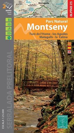 PARC NATURAL DEL MONTSENY. CARPETA AMB 2 MAPES 1:25000 | 9788480908474 | AA.DD. | Llibreria Drac - Librería de Olot | Comprar libros en catalán y castellano online