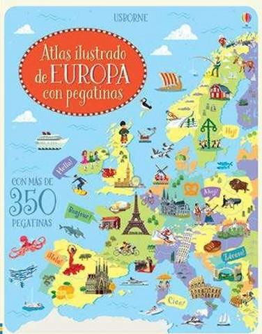 ATLAS ILUSTRADO DE EUROPA CON PEGATINAS | 9781474933124 | MELMOTH, JONATHAN | Llibreria Drac - Llibreria d'Olot | Comprar llibres en català i castellà online
