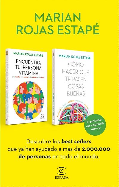 ESTUCHE MARIAN ROJAS (ENCUENTRA TU PERSONA VITAMINA | COMO HACER QUE TE PASEN COSAS BUENAS) | 9788467065626 | ROJAS ESTAPÉ, MARIAN | Llibreria Drac - Llibreria d'Olot | Comprar llibres en català i castellà online