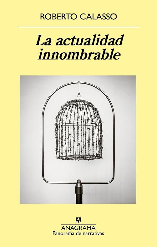 ACTUALIDAD INNOMBRABLE, LA | 9788433980052 | CALASSO, ROBERTO | Llibreria Drac - Llibreria d'Olot | Comprar llibres en català i castellà online