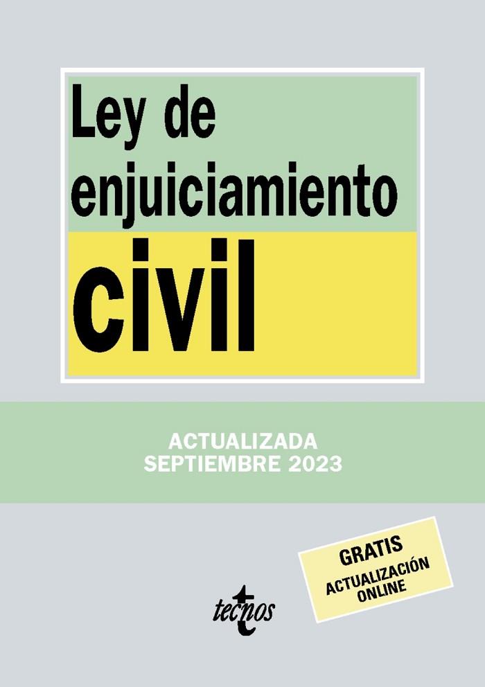 LEY DE ENJUICIAMIENTO CIVIL | 9788430988549 | EDITORIAL TECNOS | Llibreria Drac - Llibreria d'Olot | Comprar llibres en català i castellà online