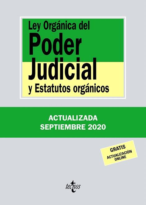 LEY ORGÁNICA DEL PODER JUDICIAL ED.2020 | 9788430980086 | AA.DD. | Llibreria Drac - Llibreria d'Olot | Comprar llibres en català i castellà online