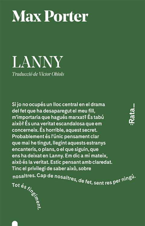 LANNY | 9788416738526 | PORTER, MAX | Llibreria Drac - Llibreria d'Olot | Comprar llibres en català i castellà online