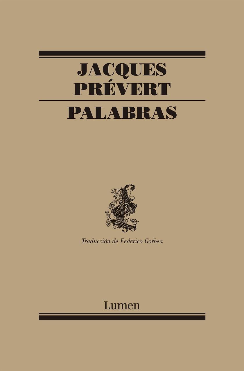 PALABRAS | 9788426427359 | PREVERT, JACQUES | Llibreria Drac - Librería de Olot | Comprar libros en catalán y castellano online