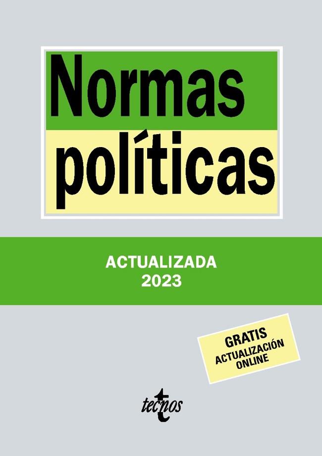 NORMAS POLÍTICAS | 9788430989072 | EDITORIAL TECNOS | Llibreria Drac - Llibreria d'Olot | Comprar llibres en català i castellà online