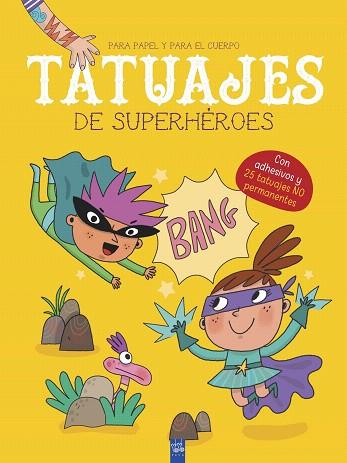 TATUAJES DE SUPERHÉROES | 9788408219170 | YOYO | Llibreria Drac - Llibreria d'Olot | Comprar llibres en català i castellà online