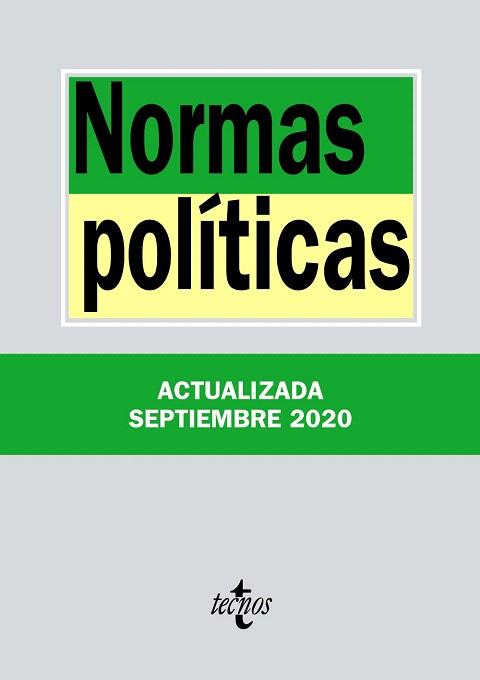 NORMAS POLÍTICAS ED.2020 | 9788430980048 | AA.DD. | Llibreria Drac - Llibreria d'Olot | Comprar llibres en català i castellà online