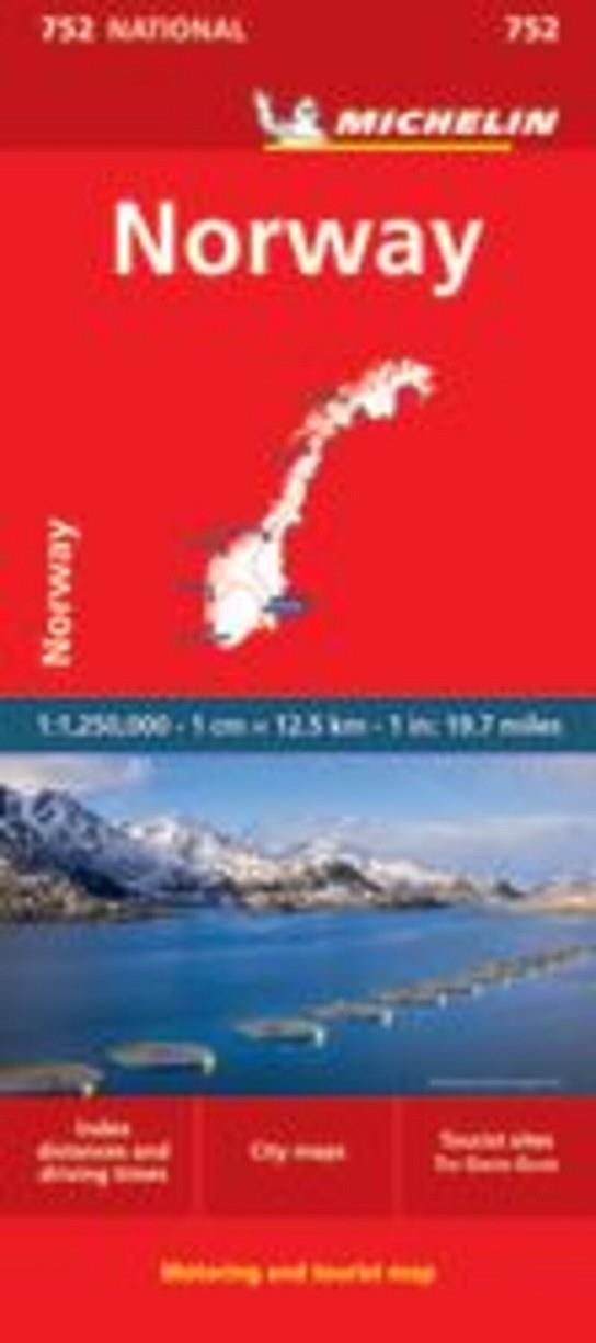 MAPA NATIONAL NORUEGA (NATIONAL 752) | 9782067259638 | MICHELIN | Llibreria Drac - Llibreria d'Olot | Comprar llibres en català i castellà online