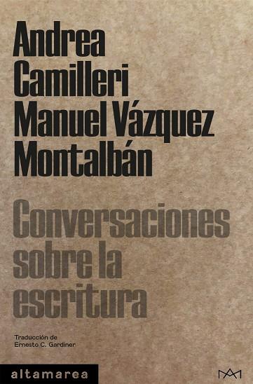 CONVERSACIONES SOBRE LA ESCRITURA | 9788418481369 | CAMILLERI, ANDREA | Llibreria Drac - Llibreria d'Olot | Comprar llibres en català i castellà online