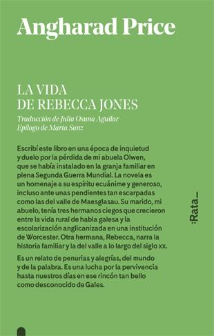 VIDA DE REBECCA JONES, LA (ED. CASTELLANA) | 9788416738441 | PRICE, ANGHARAD | Llibreria Drac - Llibreria d'Olot | Comprar llibres en català i castellà online