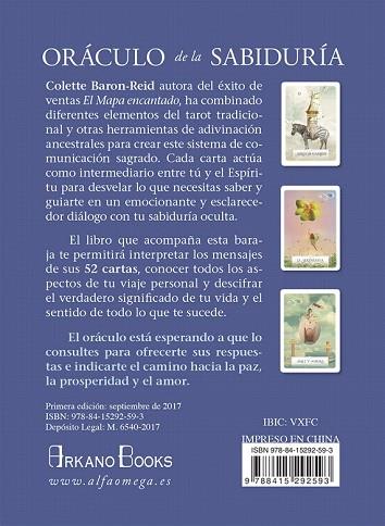 ORÁCULO DE LA SABIDURÍA (CARTAS) | 9788415292593 | BARON-REID, COLETTE | Llibreria Drac - Llibreria d'Olot | Comprar llibres en català i castellà online