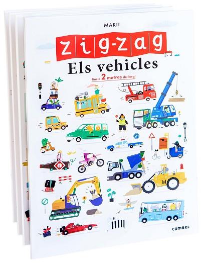 ZIG-ZAG ELS VEHICLES | 9788491018940 | MAKII | Llibreria Drac - Llibreria d'Olot | Comprar llibres en català i castellà online