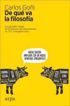 DE QUE VA LA FILOSOFIA | 9788416601370 | GOÑI, CARLOS | Llibreria Drac - Llibreria d'Olot | Comprar llibres en català i castellà online