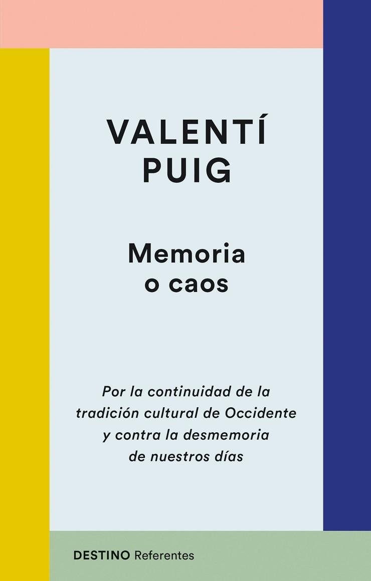 MEMORIA O CAOS | 9788423356324 | PUIG, VALENTI | Llibreria Drac - Librería de Olot | Comprar libros en catalán y castellano online