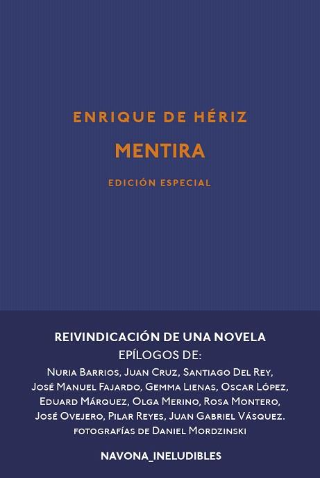 MENTIRA | 9788417978211 | DE HÉRIZ, ENRIQUE | Llibreria Drac - Librería de Olot | Comprar libros en catalán y castellano online