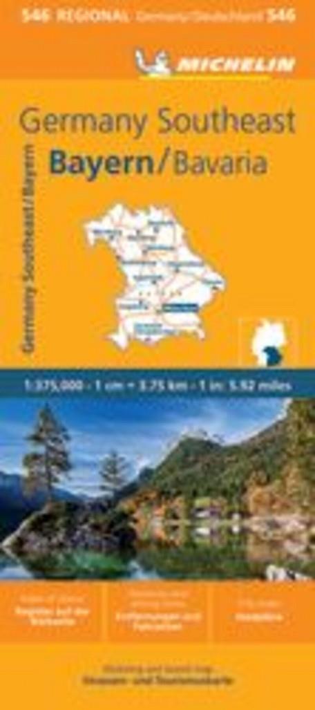 MAPA REGIONAL GERMANY SOUTHEAST (REGIONAL 546) | 9782067259010 | MICHELIN EDITIONS | Llibreria Drac - Llibreria d'Olot | Comprar llibres en català i castellà online