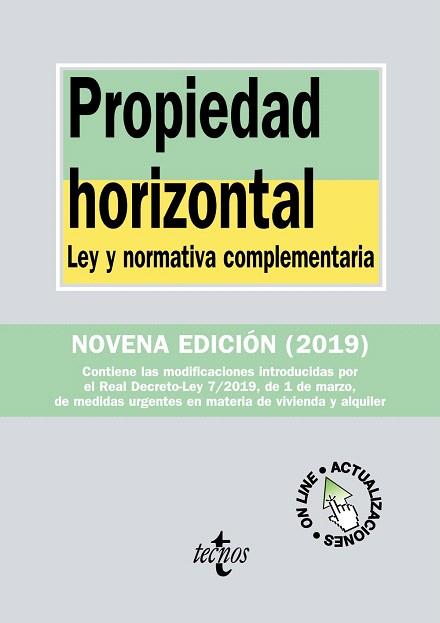 PROPIEDAD HORIZONTAL | 9788430976881 | AA.DD. | Llibreria Drac - Llibreria d'Olot | Comprar llibres en català i castellà online