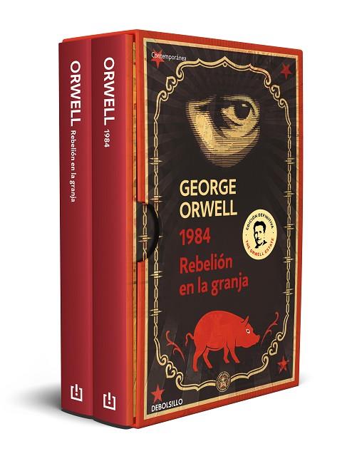 GEORGE ORWELL (PACK CON LAS EDICIONES DEFINITIVAS AVALADAS POR THE ORWELL ESTATE DE 1984 Y REBELIÓN EN LA GRANJA) | 9788466358507 | ORWELL, GEORGE | Llibreria Drac - Llibreria d'Olot | Comprar llibres en català i castellà online