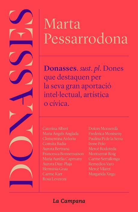 DONASSES | 9788418226816 | PESSARRODONA, MARTA | Llibreria Drac - Llibreria d'Olot | Comprar llibres en català i castellà online