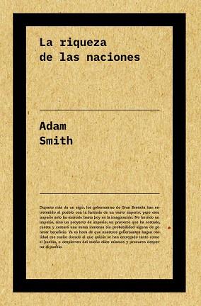 RIQUEZA DE LAS NACIONES, LA | 9788417893965 | SMITH, ADAM | Llibreria Drac - Llibreria d'Olot | Comprar llibres en català i castellà online