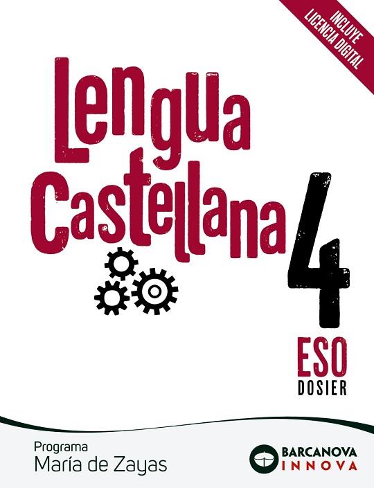 LENGUA CASTELLANA 4 ESO PROYECTO MARIA DE ZAYAS | 9788448953201 | EZQUERRA, FRANCISCA; GIMENO, EDUARDO; MINDÁN, JOAQUÍN | Llibreria Drac - Llibreria d'Olot | Comprar llibres en català i castellà online